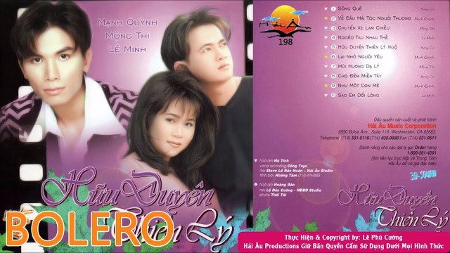 NHẠC BOLERO HẢI NGOẠI XƯA - MẠNH QUỲNH, MỘNG THI, LÊ MINH TAM CA HẢI NGOẠI NỔI BẬT THẬP NIÊN 90