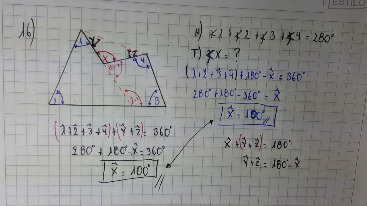 Ejercicio Nº16 Triángulos Geometría de Calvache