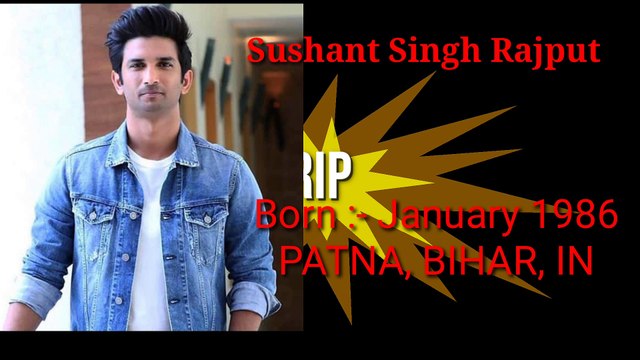 INDIAN ACTOR SUICIDE || SUSHANT SINGH RAJPUT DEATH || In Mumbai LASTEST NEWS