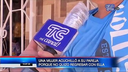 Una mujer acuchilló a su pareja porque no quizo regresar con ella