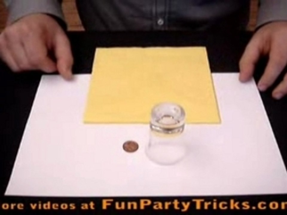 Vanishing coin trick - revealed