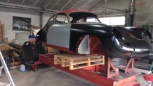 Porsche 356 complete restoration by 79dreams on a Celette frame machine