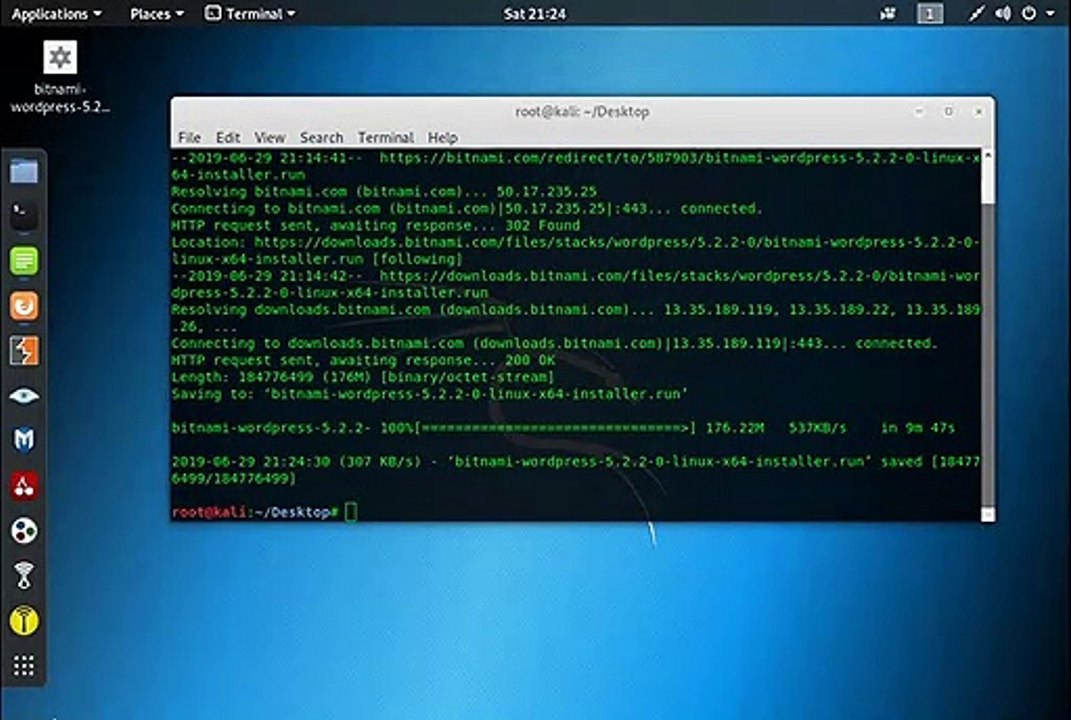 Install Wordpress on Kali Linux localhost