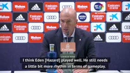 Zidane pleased with Hazard as Real beat Eibar
