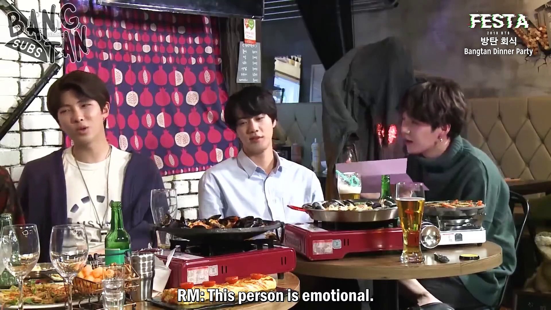 18 Bts Festa Dinner Party Eng Sub Video Dailymotion
