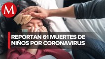 Aumenta casos de contagios de covid-19 en menores de edad