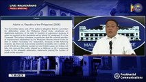 Malacañang claims Duterte supports free press but leaves out threats vs media