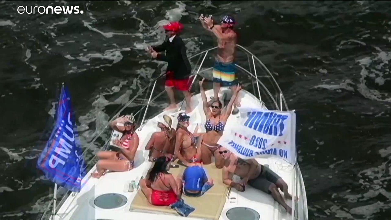 Zu Trumps 74.: Gratulation, aber auch Spott und Protest