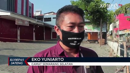 Pedagang Posistif Corona, Pasar Wonodri Semarang Ditutup