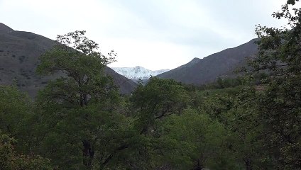 Erzincan'ın yüksek kesimleri haziranda beyaza büründü