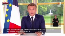 Déconfinement : retour à l’école, Paris en zone verte… Les mesures d’Emmanuel Macron (vidéo)