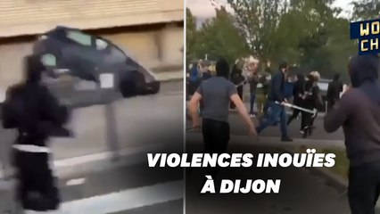 Download Video: Dijon théâtre de violents affrontements sur fond de règlement de compte