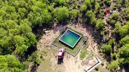 Orman yangınlarına karşı ’havuz’lu önlem