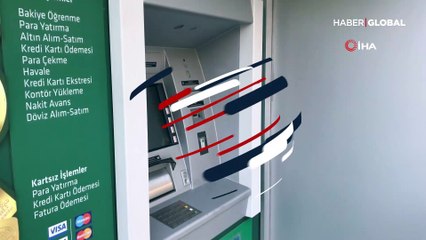 ATM'ye kart kopyalama düzeneği koyanlar yakalandı