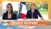 Macron hails 'first victory' against COVID-19 and reopens French borders