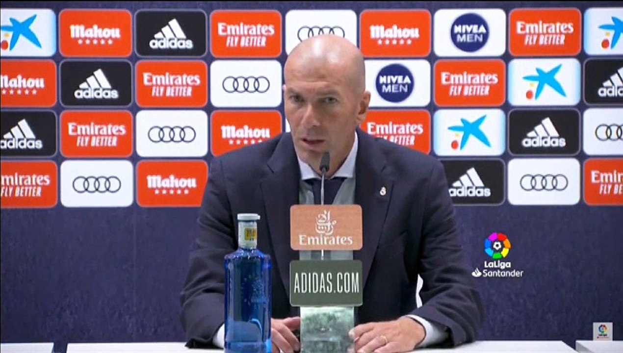 Zidane: "La primera parte fue buena en todo, me quedo con eso"