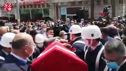 Depremde şehit olan Cengiz Pullu son yolculuğuna uğurlandı