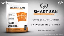 Smartsan Hand Sanitizer Pouch available for Stay protected from Germs
