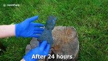 Satisfying video shows restoration of old military axe