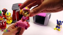 Learning Colors for Children with Transforming Paw Patrol Skate Board Super Pups & PJ Masks