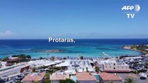 Vues aériennes de la station balnéaire de Protaras à Chypre