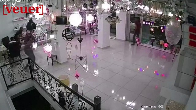 Earthquake Hits Turkey and This CCTV Footage Captures the Moment It Happened