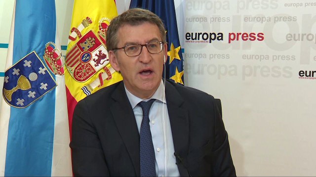 Alberto Núñez Feijóo en los Encuentros Digitales de Europa Press
