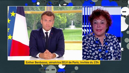 Benbassa (EELV) : "Je m’attendais à des actes" et le discours de Macron "a été un alignement de mots"