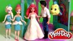 Play Doh Princess Ariel Flip n Switch Castle MagiClip Mermaid Disney Frozen Elsa Anna and Prince Eric