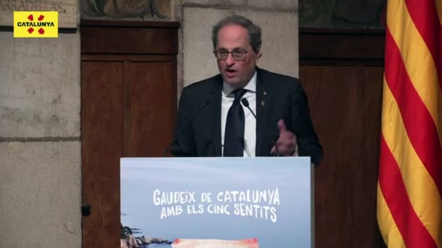 Torra apela ahora a los españoles para salvar el turismo: Serán acogidos con una sonrisa