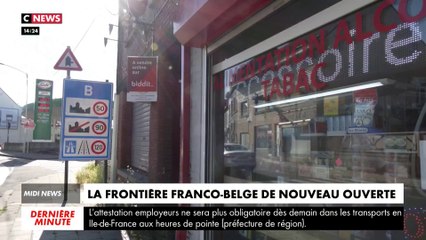 La frontière franco-belge de nouveau ouverte