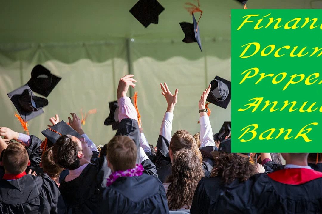 Financial documents for study visa