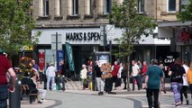 Burnley shoppers delighted to return to town centre