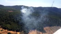 Milas'taki orman yangını kontrol altına alınmaya çalışılıyor - MUĞLA