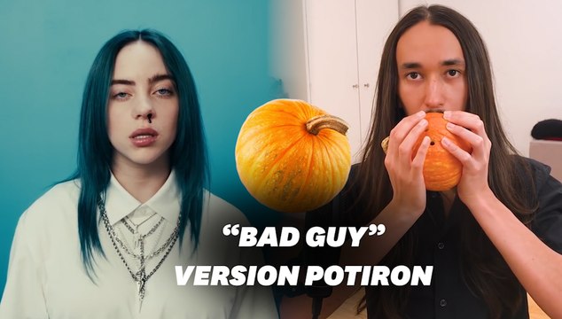 Il joue Bad Guy de Billie Eilish avec un potiron et le résultat est génial
