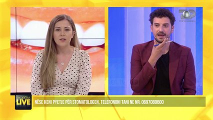 Stomatologia përgjigjet live në studio - Shqipëria Live, 15 Qershor 2020