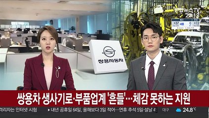 쌍용차 생사기로·부품업계 '흔들'…체감 못하는 지원