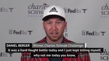 Berger 'excited' after tense PGA Tour finish