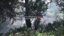 Report TV -Dy vatra zjarri në Fier, përfshihet nga flakët pylli i Semanit dhe ura në Zharrëz