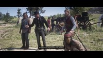 Red Dead Redemption 2, Gameplay Español 50, Tendiendo una emboscada al ejercito con los indios