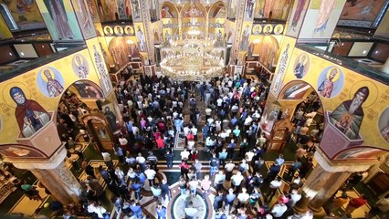 Karadağ'da Dini Özgürlükler Yasası Kovid-19 tedbirlerine uyularak protesto edildi - PODGORİCA