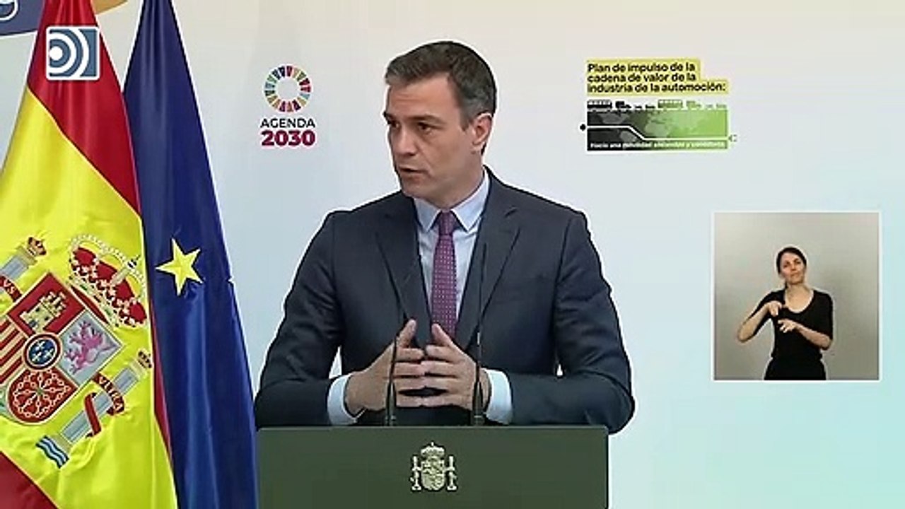 Sánchez dice que el plan del automóvil busca proteger un sector "estratégico"