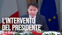 Giuseppe Conte, intervento da Villa Pamphili 