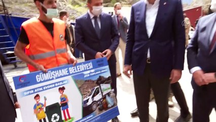 Bakan Kurum, Gümüşhane'de ziyaret ve incelemelerde bulundu