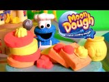 Moon Dough Breakfast Play Doh Croissants Muffin Pancakes Waffles DIY Desayuno Café da Manhã