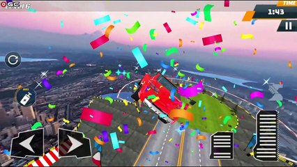 Mega Ramp Car Stunt  Mega Fly Impossible Car Stunt - Impossible Fast Racing Car Android GamePlay #2