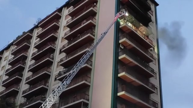 Palermo - Incendio in un'abitazione, muore anziana (15.06.20)