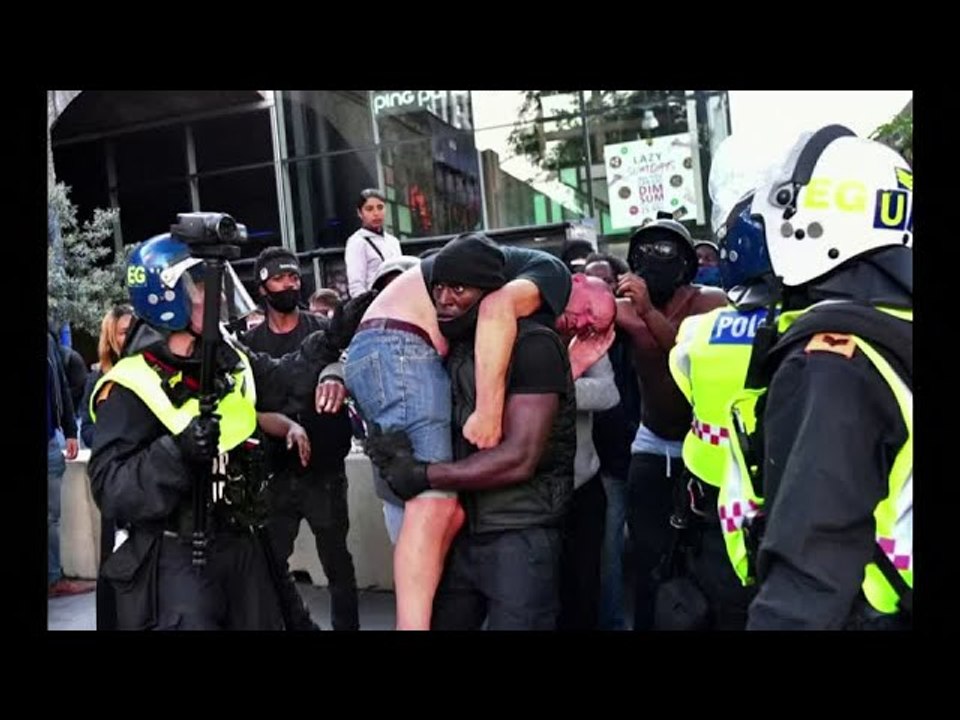 After viral photo, UK BLM protester speaks out