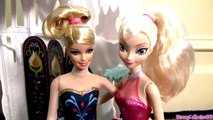 Barbie Ice Skater Doll Disney Frozen Young Elsa Anna Makeover Boneca Patinadora no Gelo da Mattel