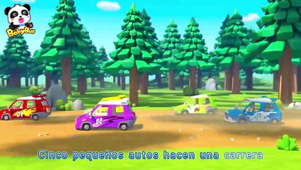 Cinco Autos de Carrera Se Lastiman | Canciones Infantiles | BabyBus Español